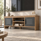 Meuble TV Elvar surélevé de 8 cm pour faciliter le nettoyage du sol