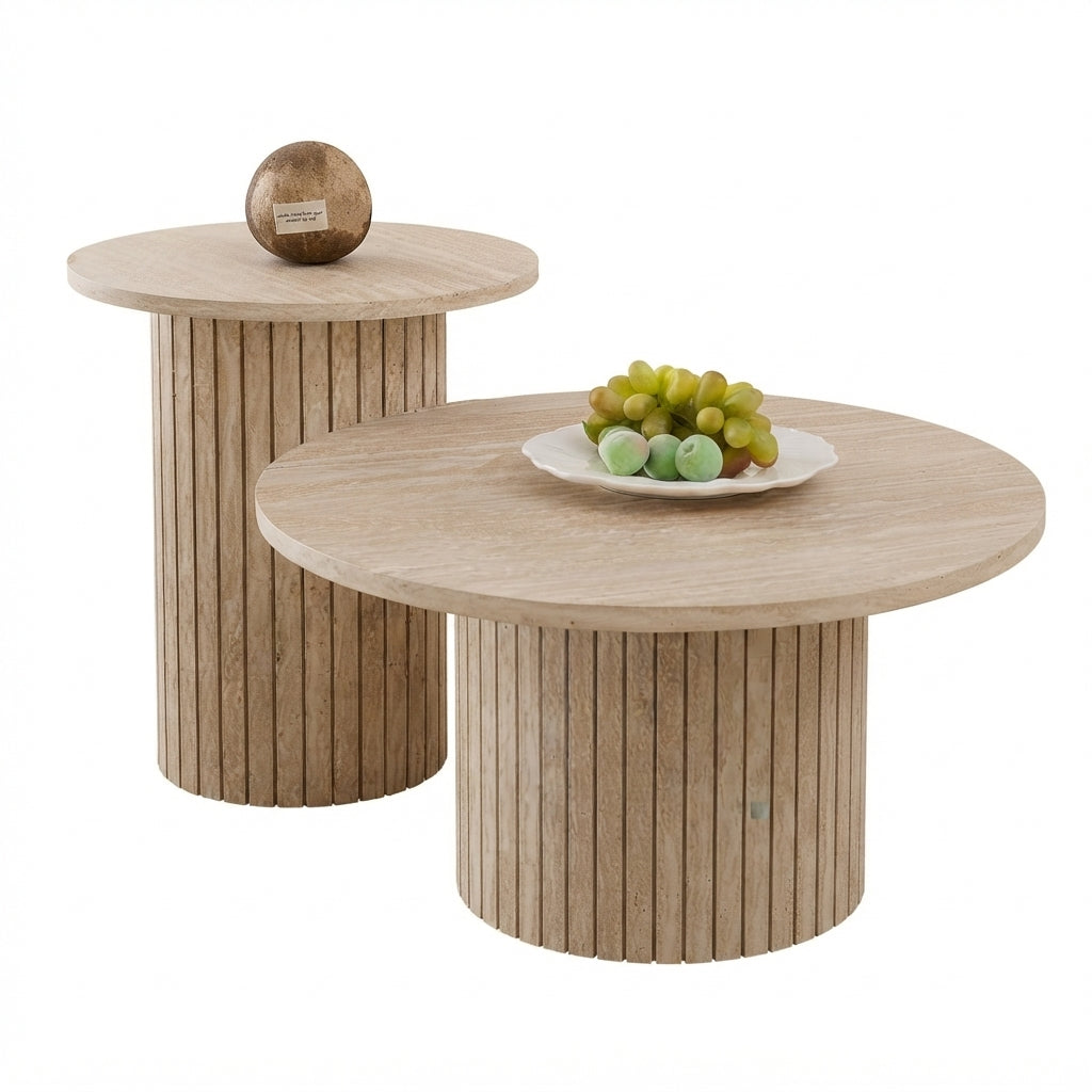 Lumo — duo de tables basses rondes