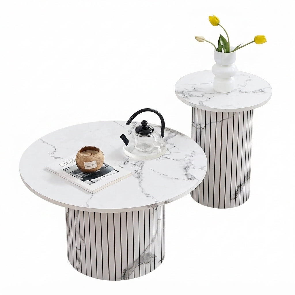 Lumo — duo de tables basses rondes