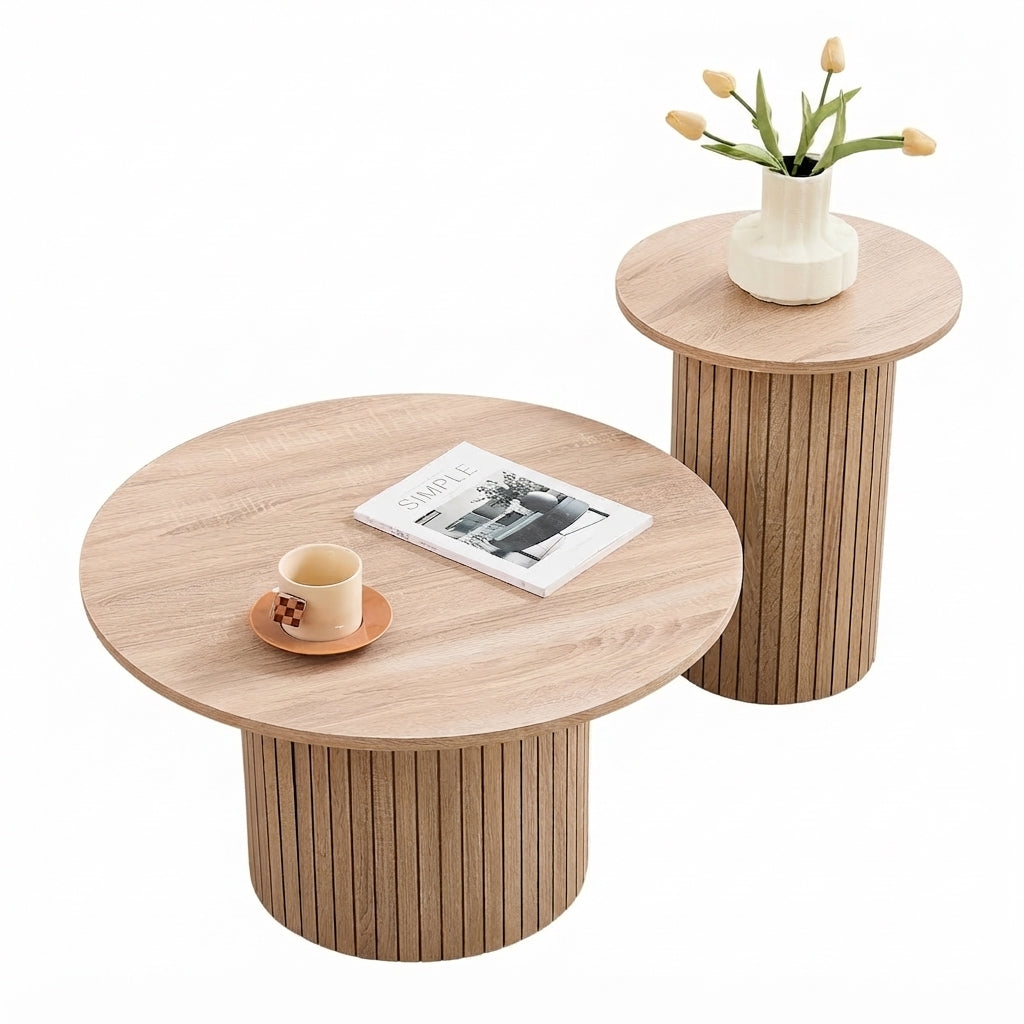 Lumo — duo de tables basses rondes
