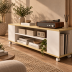 Meuble TV Noren avec roulettes vue de côté