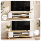 Meuble TV Noren 120 cm – Roulant ou suspendu