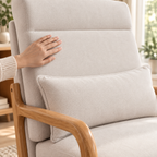 Coussin lombaire du fauteuil de salon Elyna