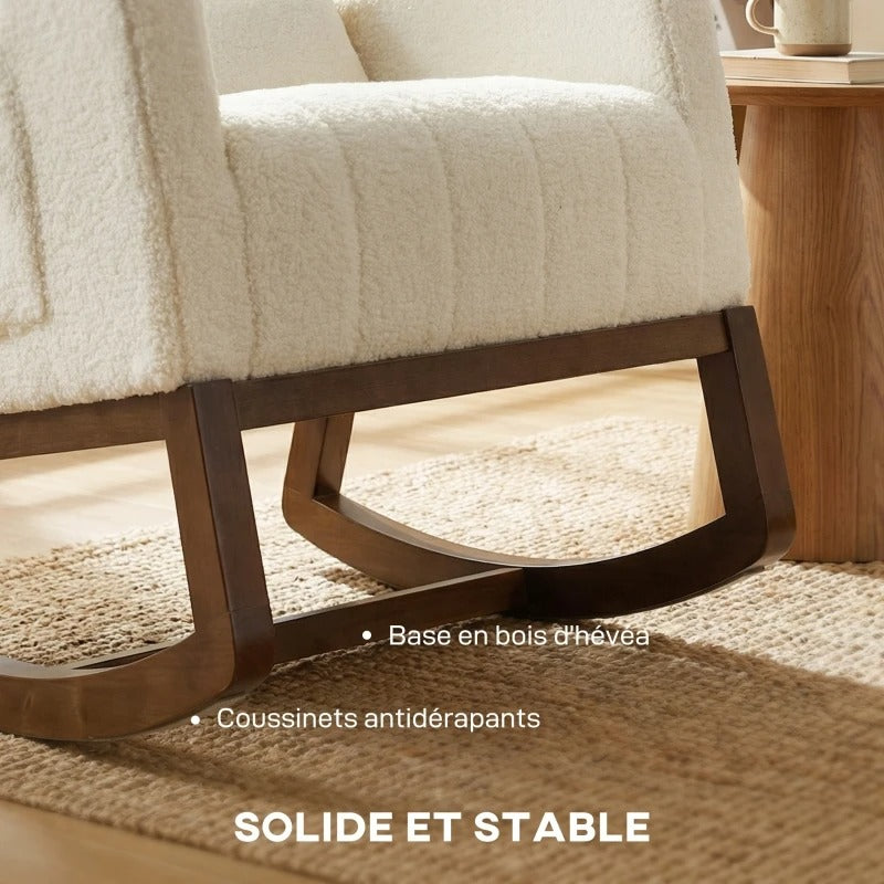 Fauteuil Eira avec dossier haut et coussin lombaire pour la détente