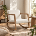 Fauteuil Svelin créant un coin chaleureux dans un salon contemporain