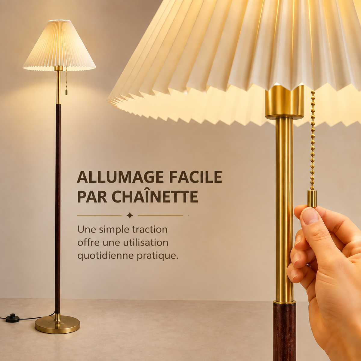 allumage du lampadaire Eloria