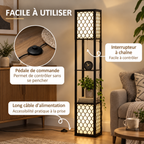 Chaînette et interrupteur au pied du lampadaire Soren