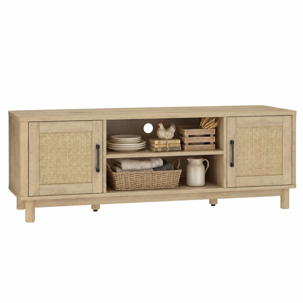 meuble tv Alva sur fond blanc