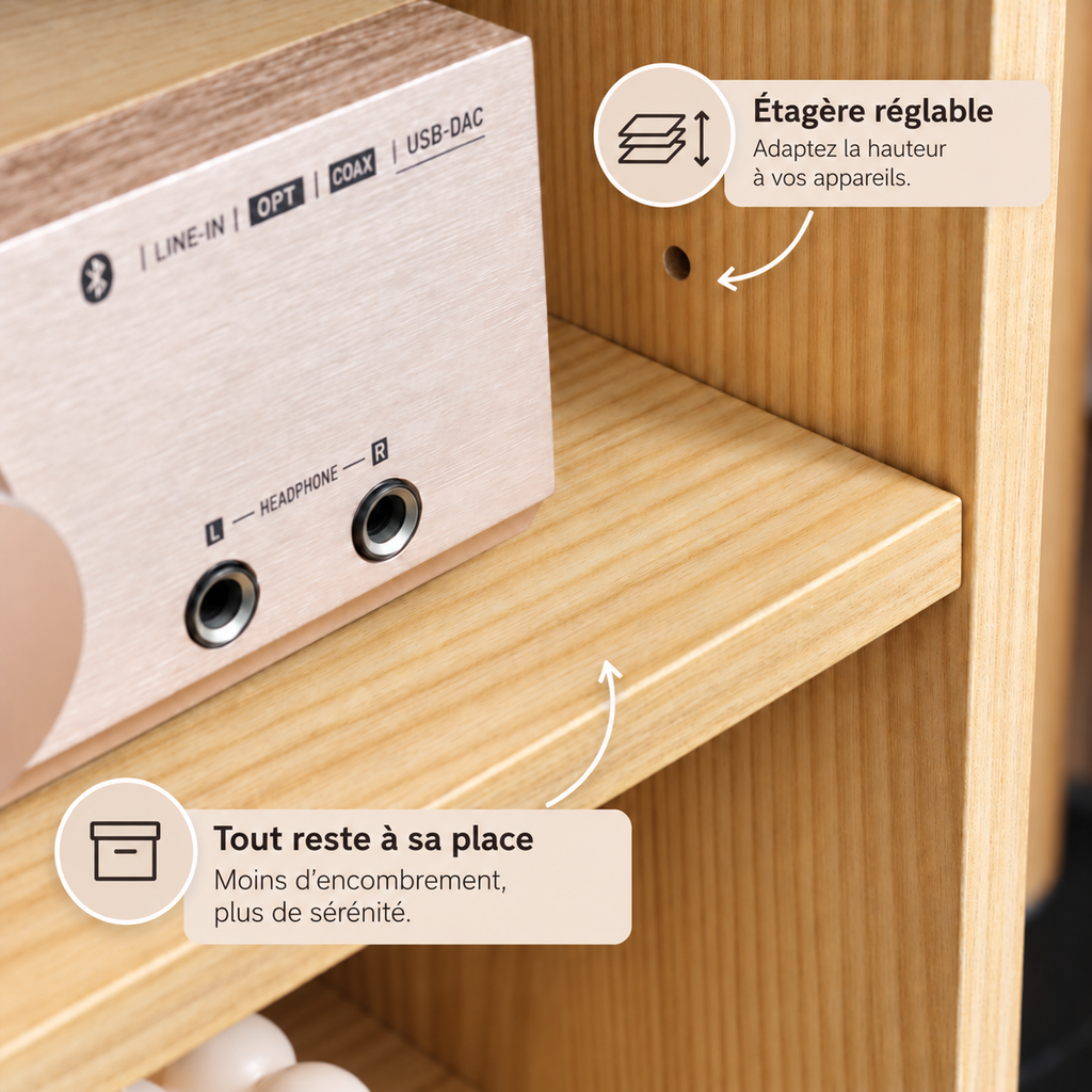 Meuble TV Halen vu de niches 