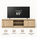 Caractéristiques du meuble TV Viken 140 cm