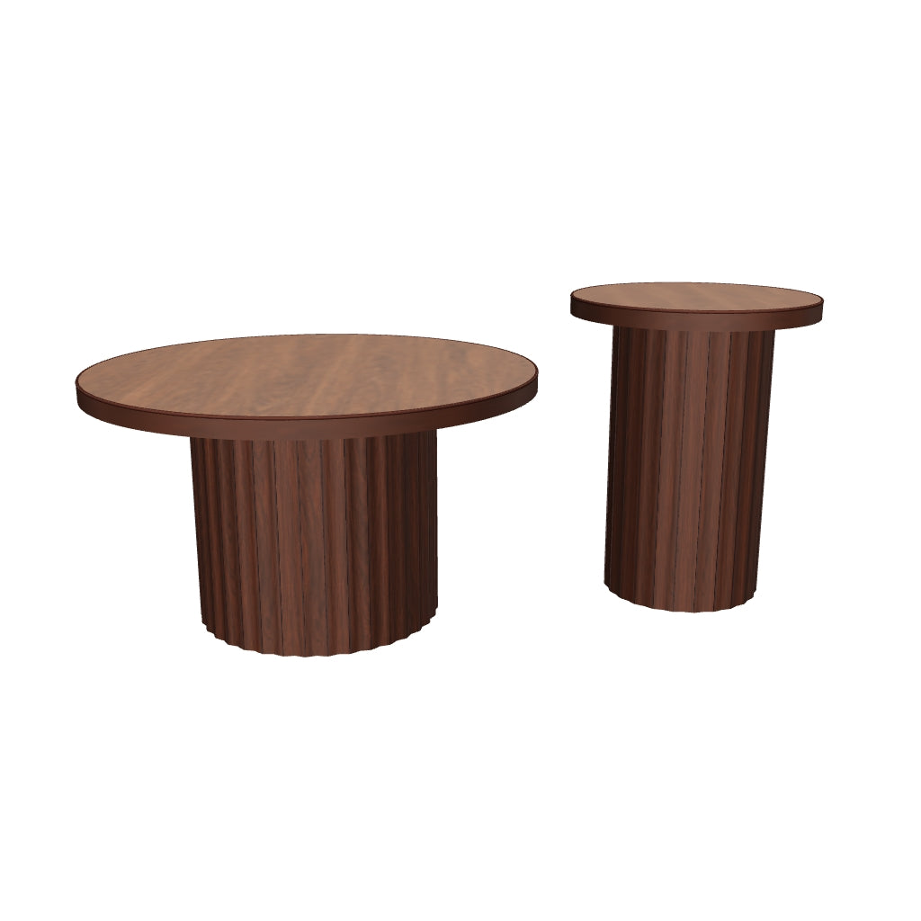 Lumo - duo de tables basses rondes