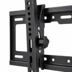 Vue arrière du support TV mural Keldor avec plaque murale et rails verticaux