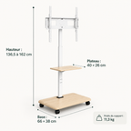 support-tv-mobile-elrik-salon dimensions