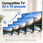 Support TV Toren compatible avec les téléviseurs de 32 à 70 pouces