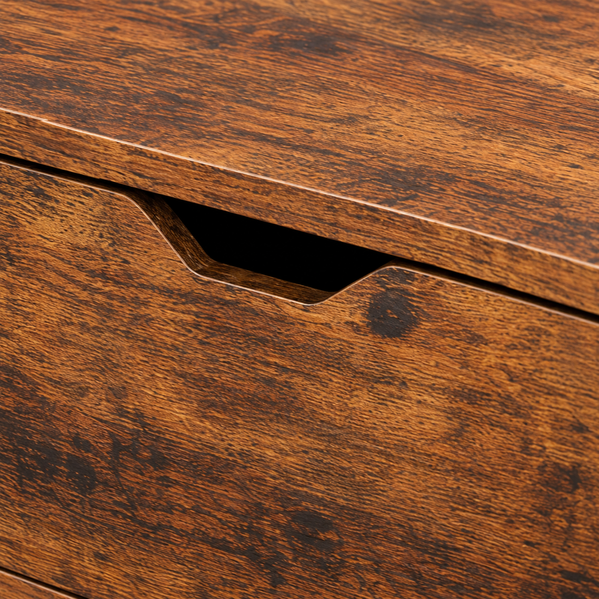 Table basse relevable Elden fermée