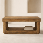 Table basse Varden avec plateau et rangement inférieur