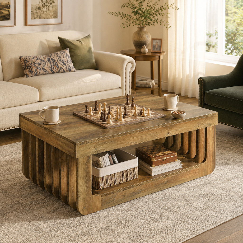 Table basse Varden 120 cm vue d’ensemble